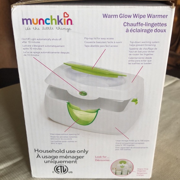 Munchkin wipe warmer w/ nightlight $25!! Great price (orig $32) - Picture 3 of 8